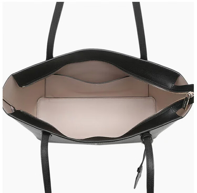 凯特·丝蓓katespade女士纯色休闲日常百搭托特包 (2)米色 均码【图片