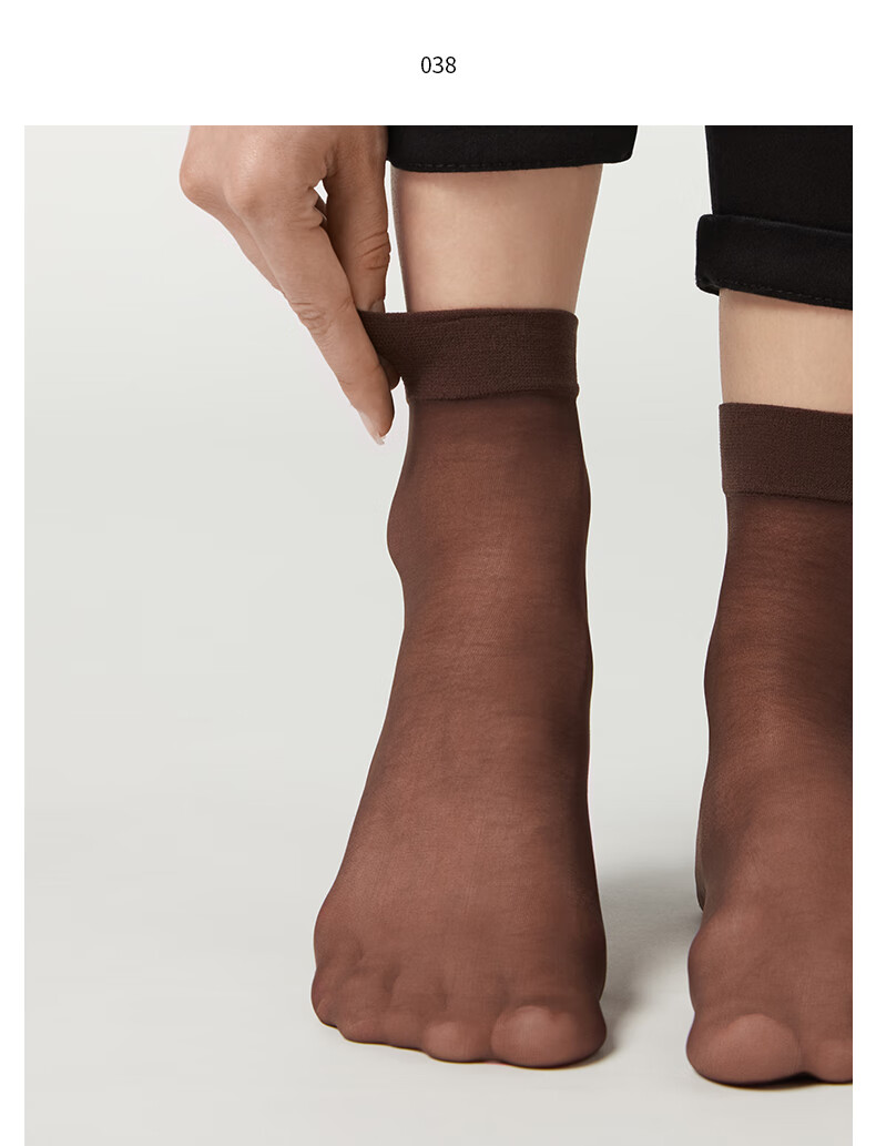 calzedonia女士莱卡系列d春秋薄透短丝袜liz001009裸色005均码