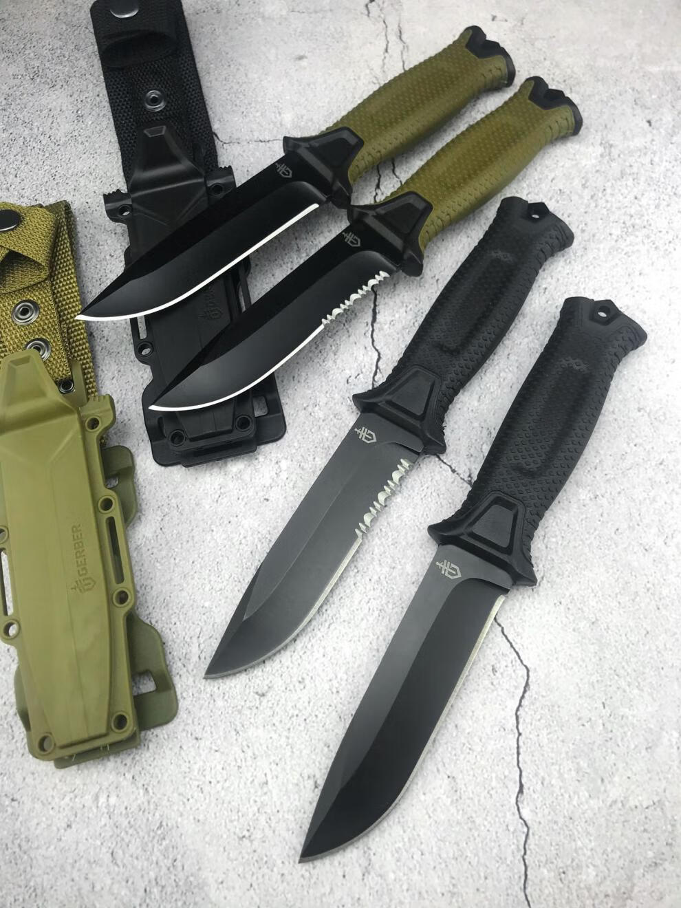 戈博贝尔求生刀 戈博贝尔步兵户外战术野外求生直刀收藏防身随身刀具