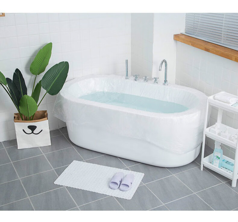 浴缸套一次性一次性酒店旅行泡澡袋洗澡袋子浴袋浴缸套浴桶泡浴袋沐浴