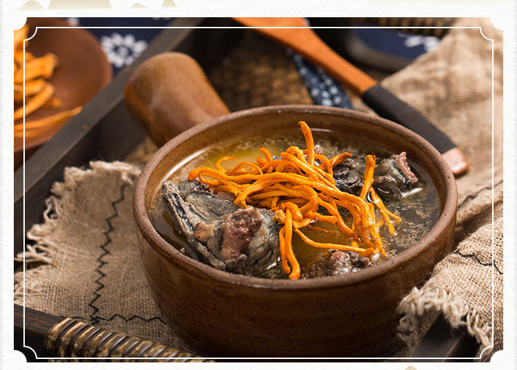 虫草花干货蛹金虫草孢子头金虫草北虫草食用菌菇煲汤150克严选虫草花