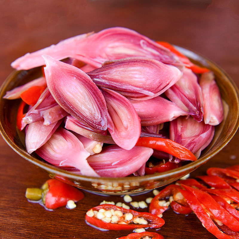恩施酸洋荷姜腌制新鲜贵州野生洋合笋泡菜阳荷姜茗荷农家洋火下饭酸阳