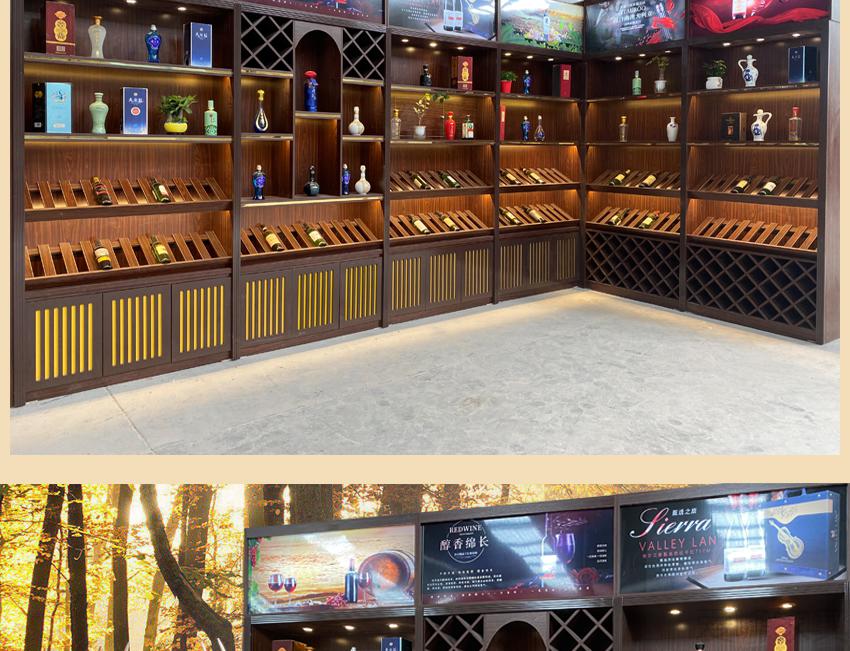 白酒柜 酒架悬挂 红酒柜展示柜酒窖酒行商用洋酒展柜烟柜陈列柜定制