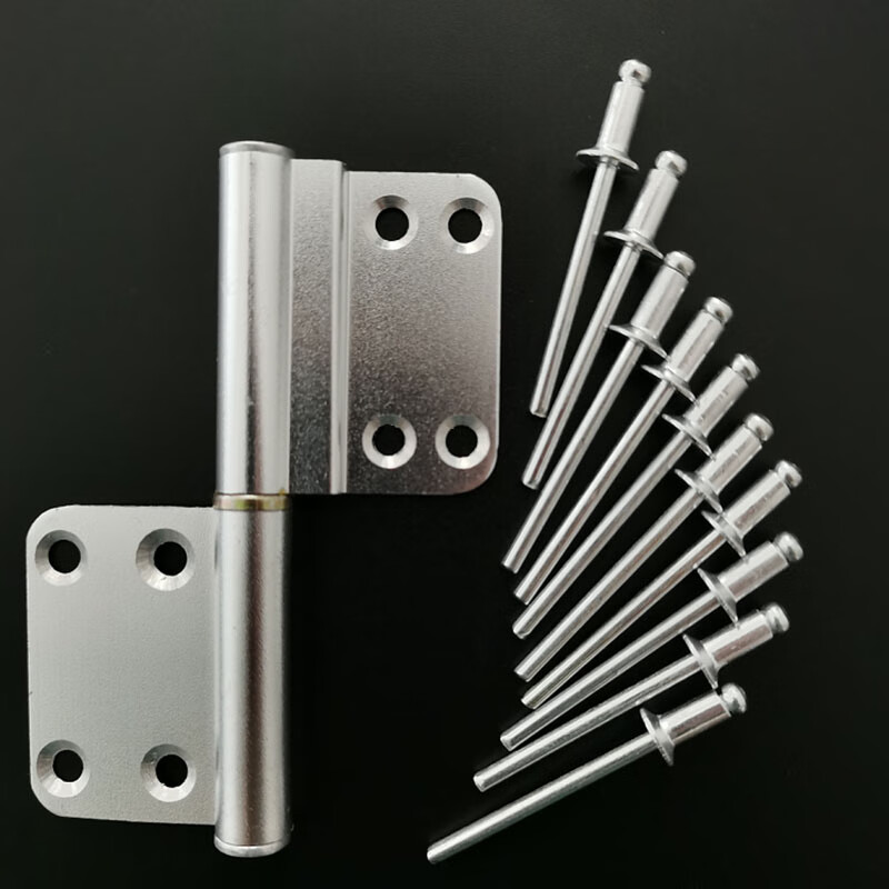 悍适嘉卫生间钛镁合金铝合金门合页脱卸铰链太空铝免冲合页玻璃门合页