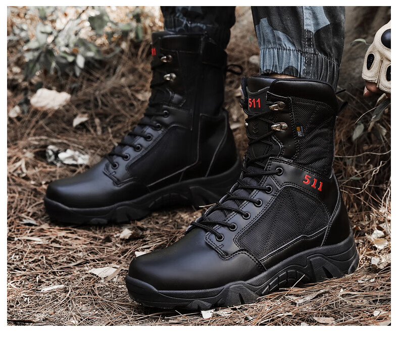 多威511特种武作战靴 战术男沙漠靴作训鞋户外作战靴高帮防水特种男靴