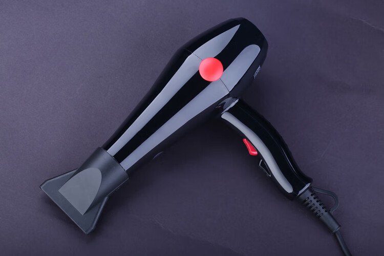 tokre小霸王电吹风机大功率1600w冷热风家用发廊理发店吹风筒黑色配集