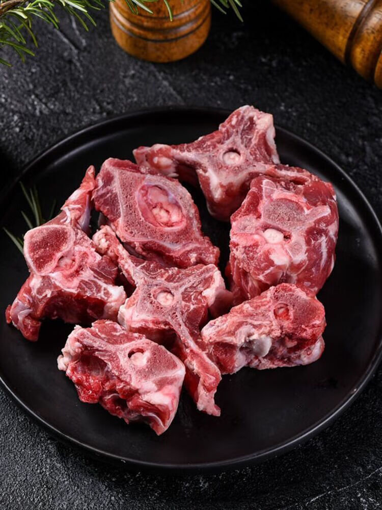 羊蝎子宁夏滩羊新鲜羊脖骨新鲜羊蝎子批发现杀羊脊骨现宰 丽鲜玫 4斤