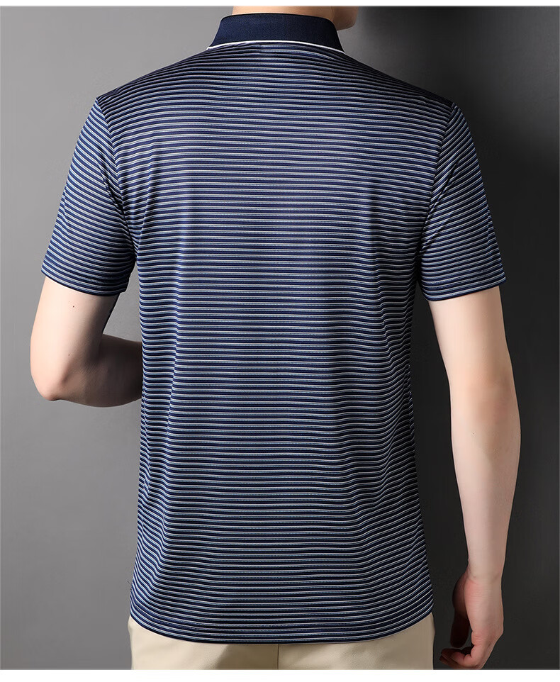 老爷车短袖t恤男275桑蚕丝男士短袖t恤夏季青年短袖上衣真丝半袖男士