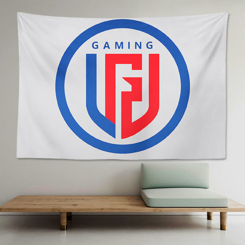 edg战旗队旗大旗edg挂布背景布lol英雄联盟队旗周边edg白小号98x68