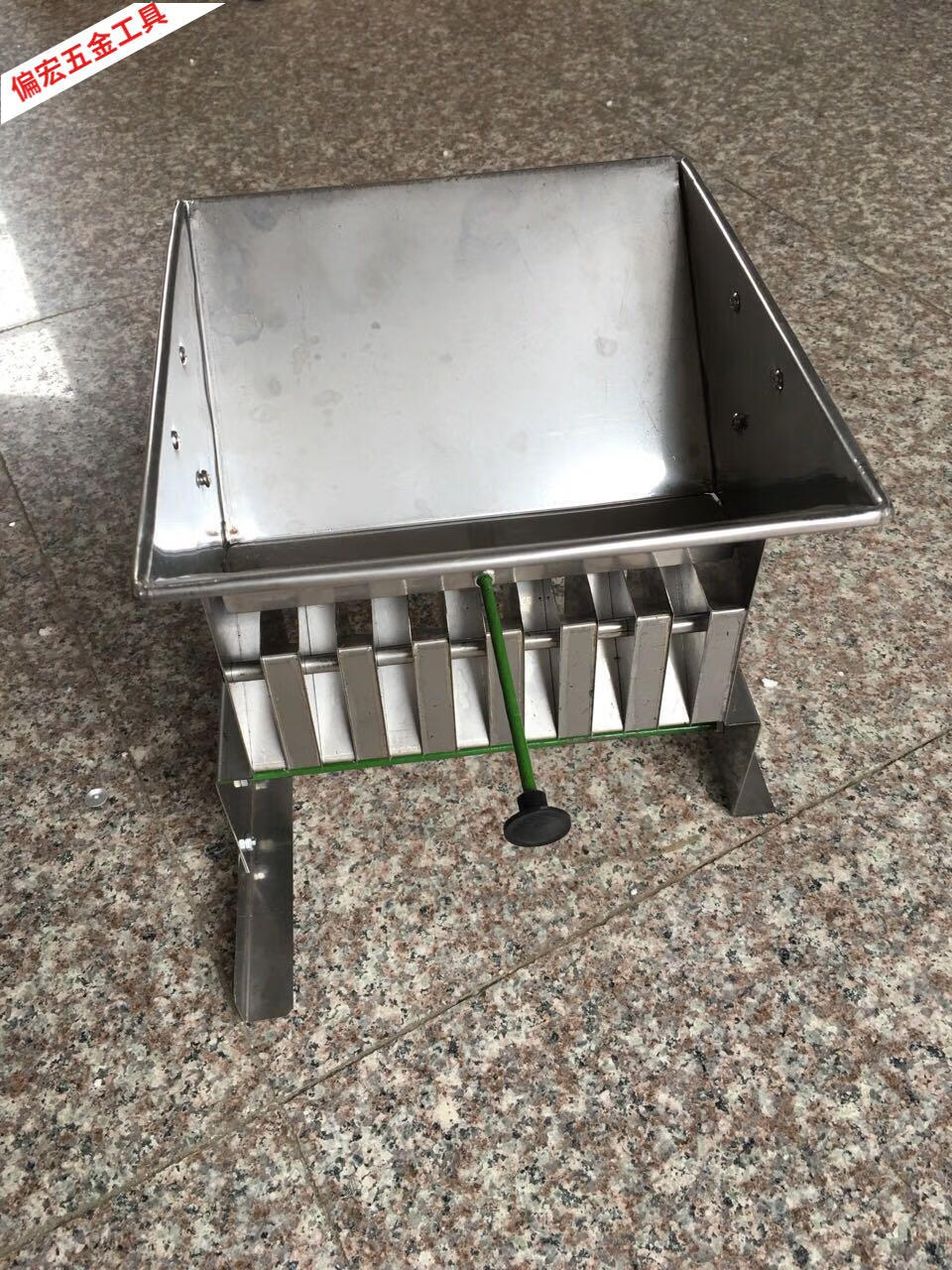 不锈钢化肥缩分器二分器格槽缩分器肥料分样器不锈钢不带料斗