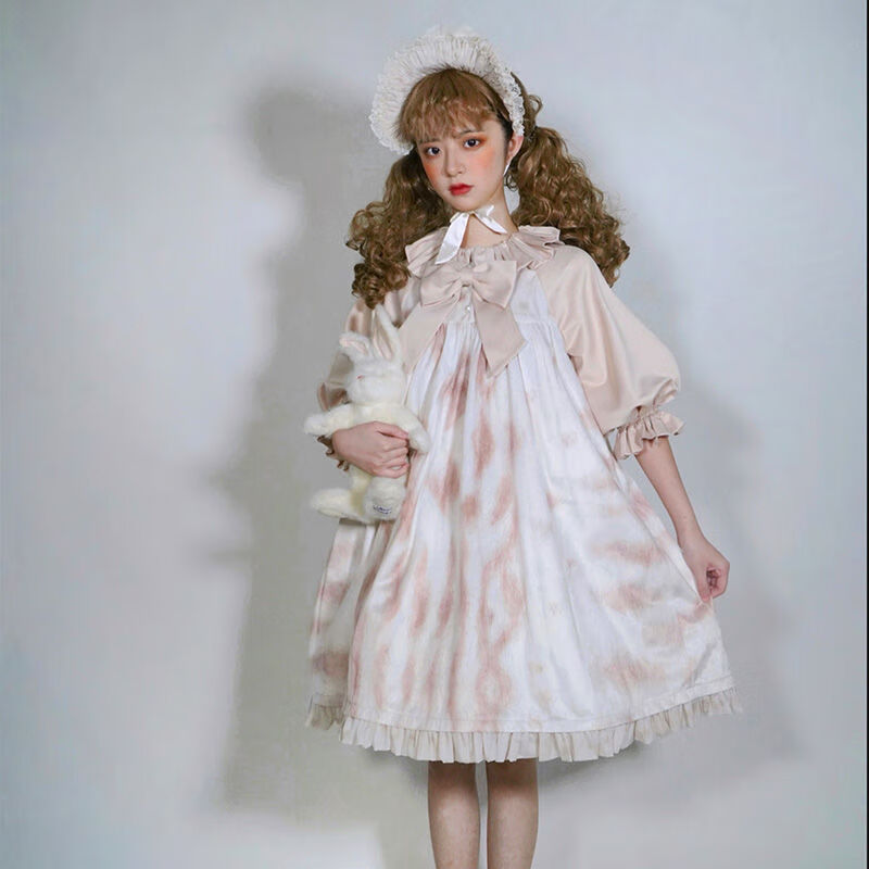 长袖裙子虎斑猫版op裙子长袖连衣裙 三花猫长袖 s【图片 价格 品牌