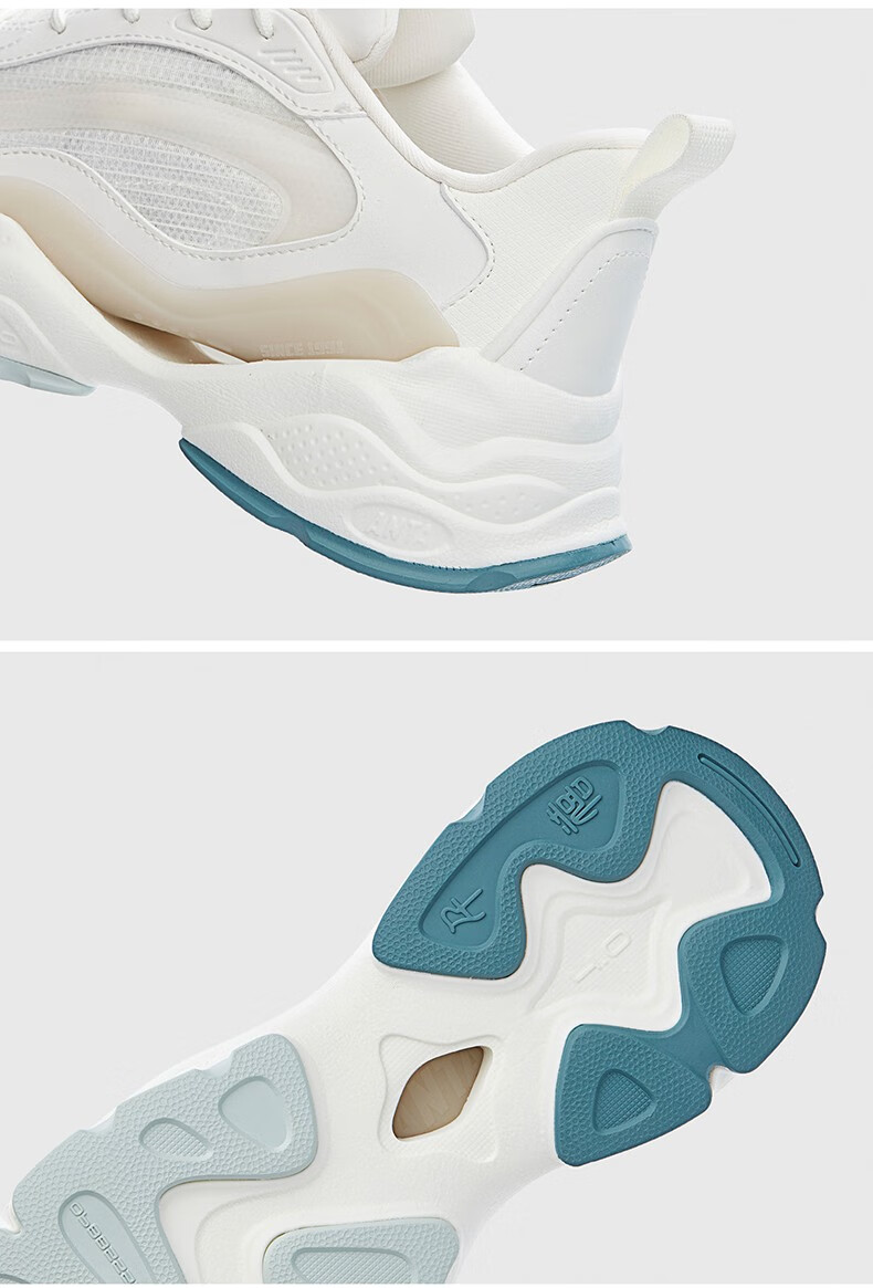 安踏休闲鞋男鞋2022春季新款潮流时尚百搭学生复古运动鞋子旅游鞋象牙