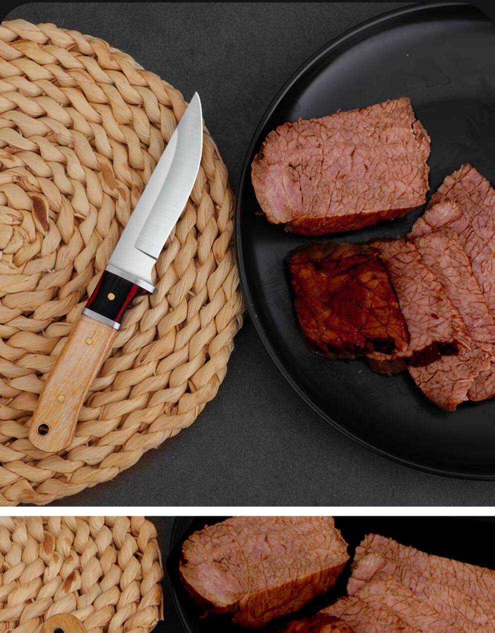 蒙古手工羊肉小刀吃肉加厚手把肉小刀藏族切肉割削肉刀具手扒肉抓羊排