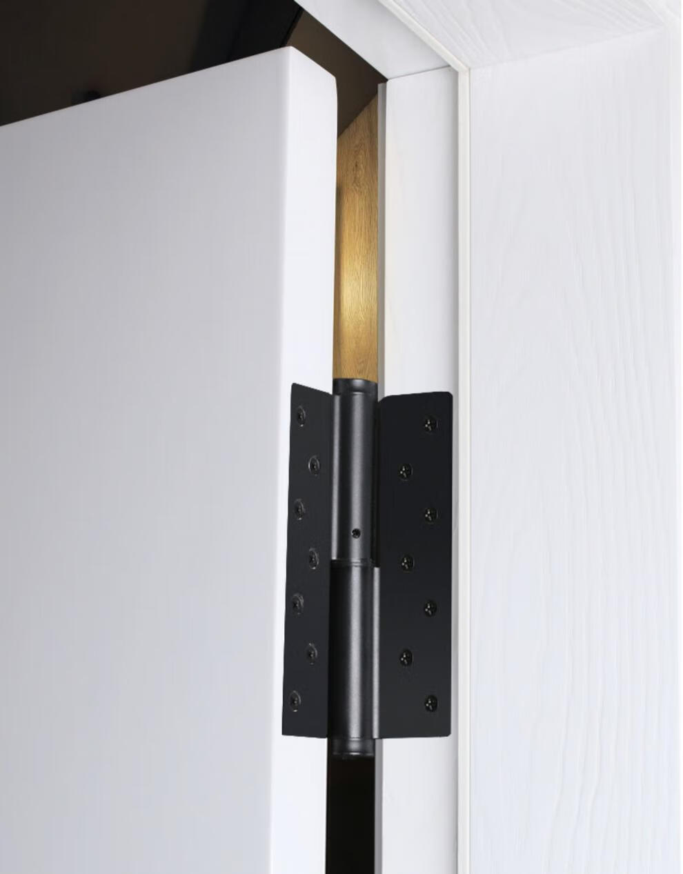 汇泰龙隐形门液压合页自动关门闭门器阻尼弹簧缓冲合页自由定沙金1片