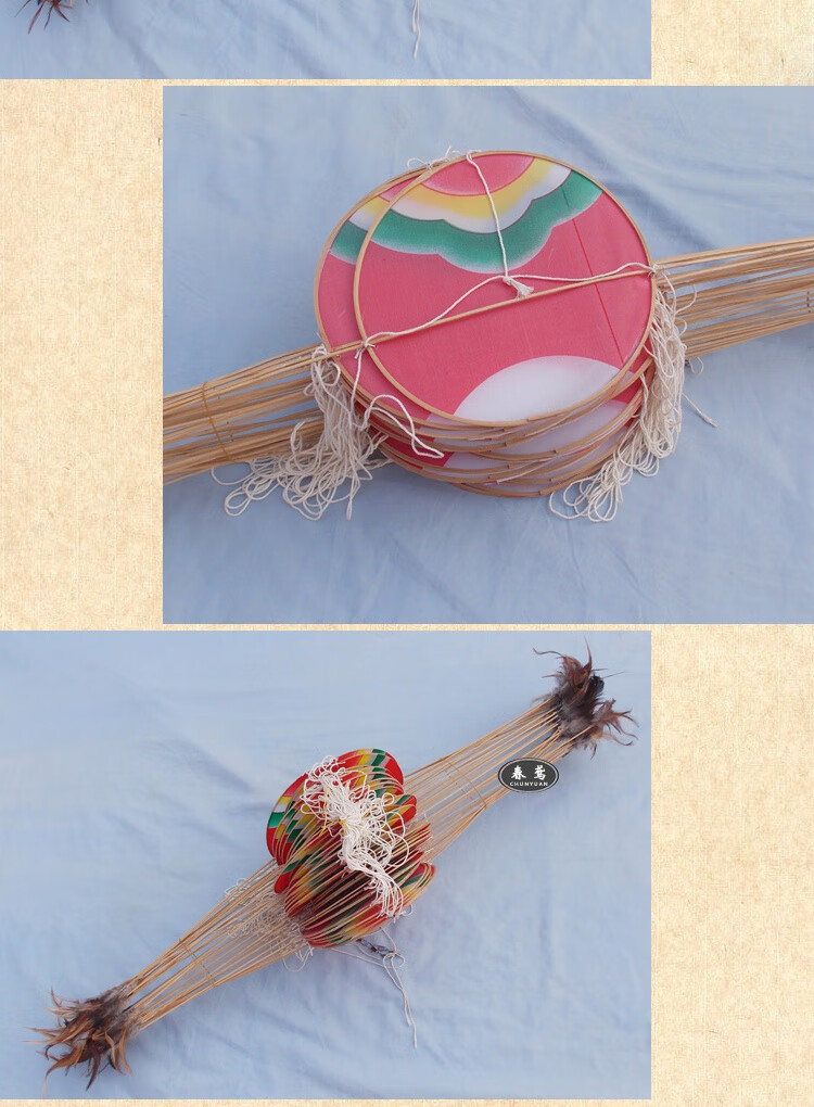 龙头蜈蚣风筝大型成人风筝风筝户外亲子儿童玩具潍坊风筝 径15厘米长