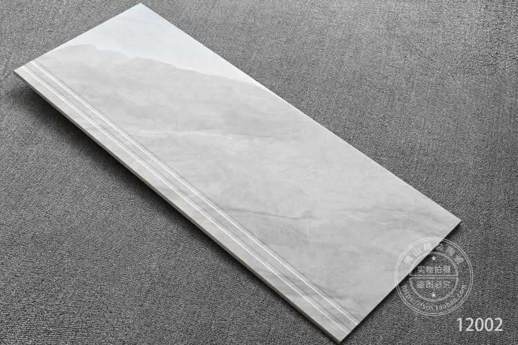 灰色通体楼梯踏步地板砖一体式防滑12米台阶砖梯级大理石瓷13513507