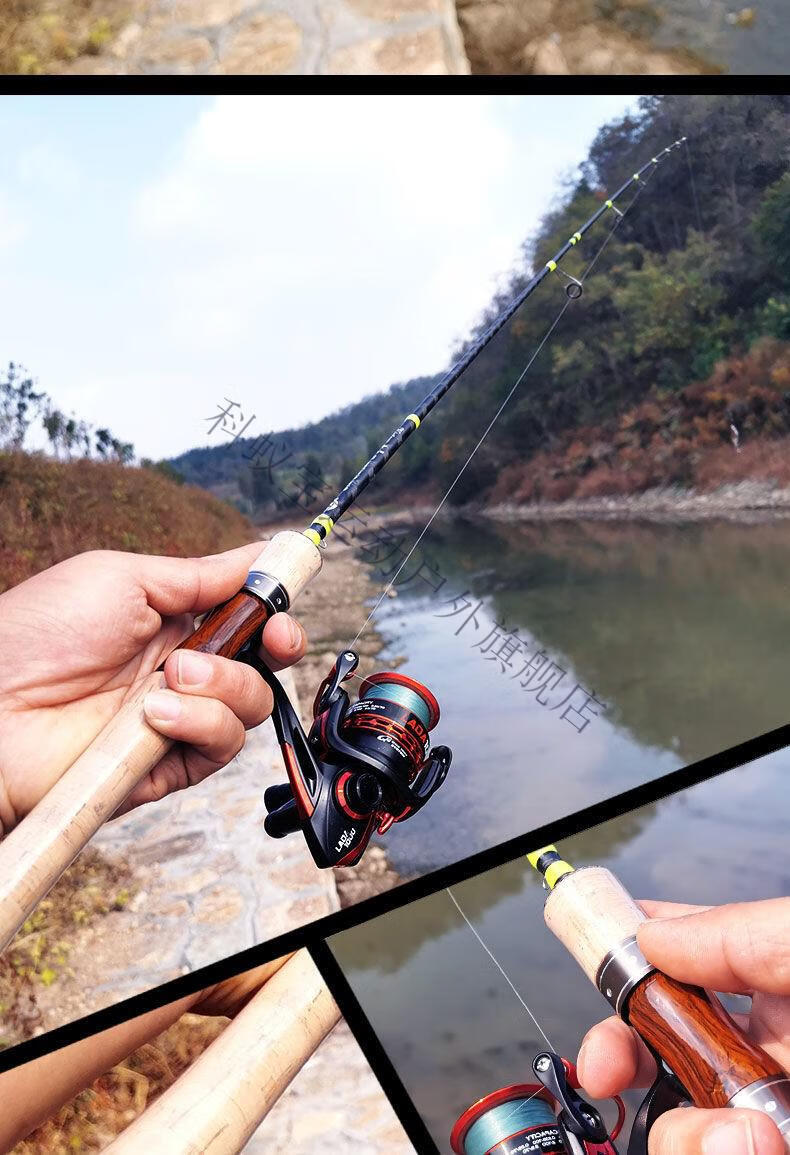 l调路亚竿全套包大导环钓黑鱼专用小物远投路滑竿机杆钓鱼竿 小灵l调