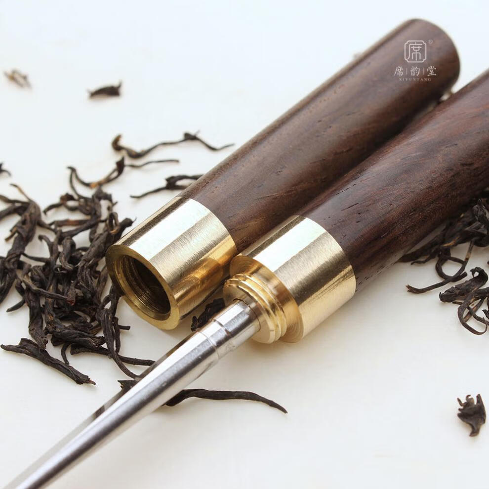 茶针花梨木茶刀木茶锥茶具配件普洱茶刀专用茶刀撬茶器茶针小号