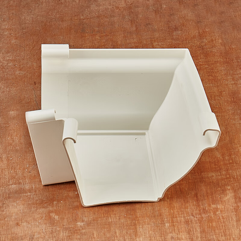 加厚pvc雨水槽别墅天沟屋檐排水槽檐沟接水槽落水成品天沟吊接器04米