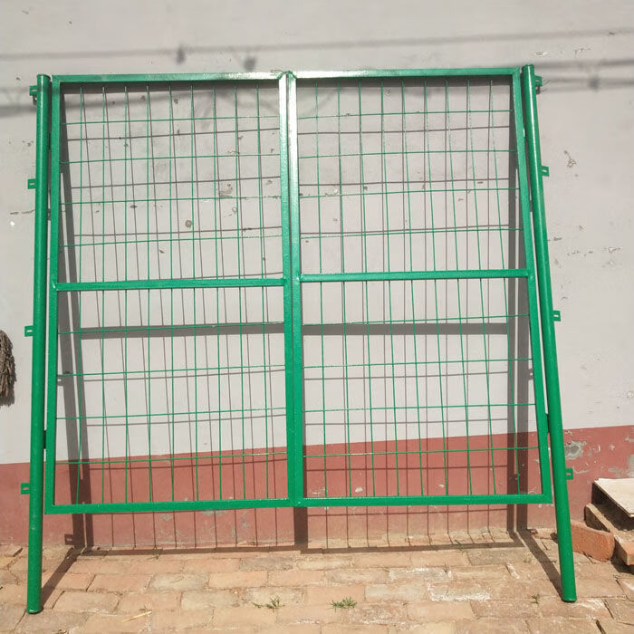 隔离网片门浸塑门果园围栏门防护网防盗门院子门简易护栏铁网门1米宽