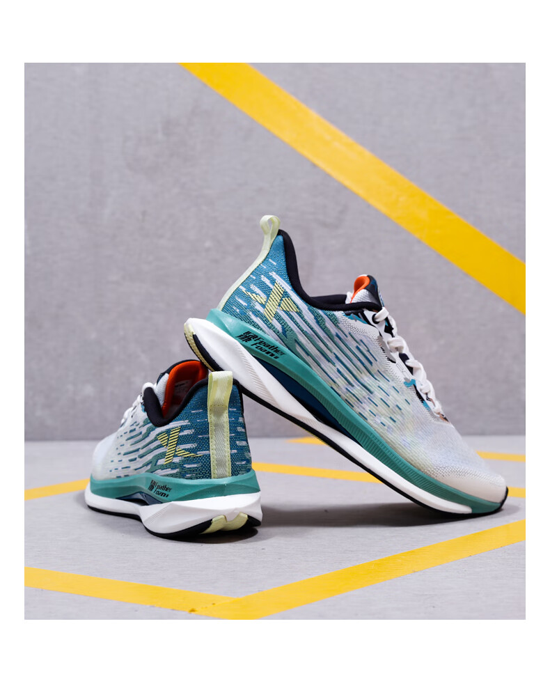 騛速20跑鞋特步男鞋2022夏季科技跑鞋透气减震跑步鞋官方网面竞速运动