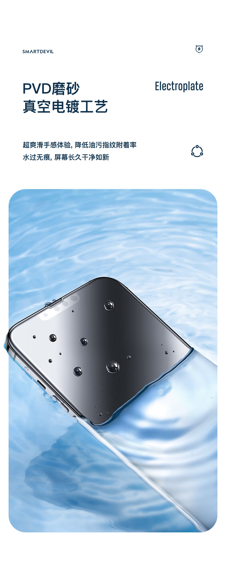 壳壹苹果13磨砂钢化膜全屏覆盖高清防偷窥磨砂膜iphone13promax不沾