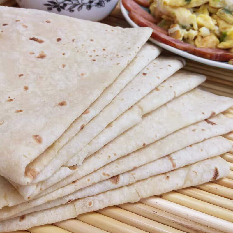 山东特产安丘两页饼5斤装景芝卷饼薄饼面饼方便面食