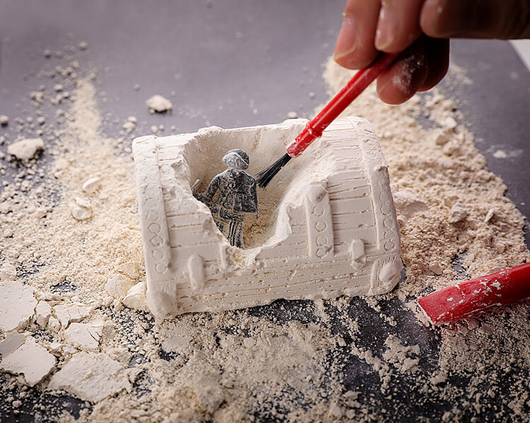 挖矿宝石儿童手工玩具男孩女孩网红考古挖掘寻宝黄金钻石盲盒 疯狂