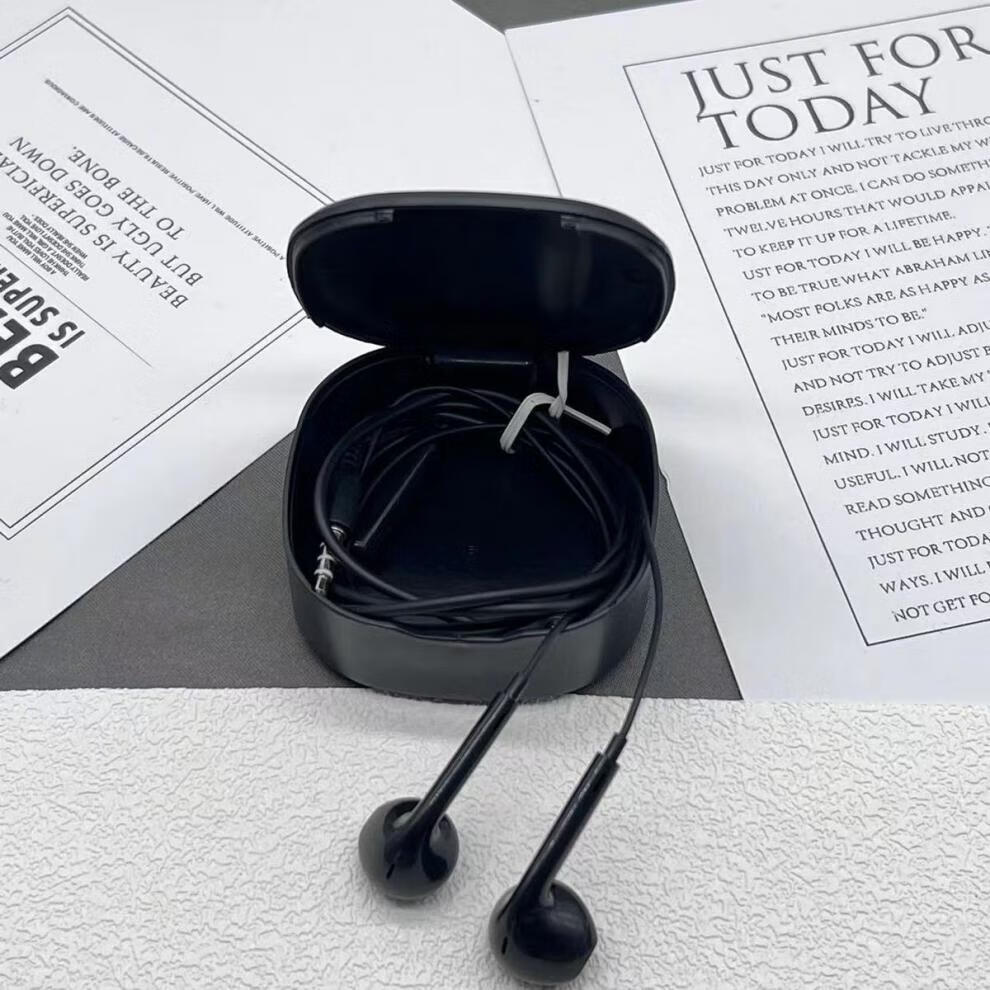 华为huawei通用高颜值耳机入耳式有线oppo华为vivo小米苹果适用可爱