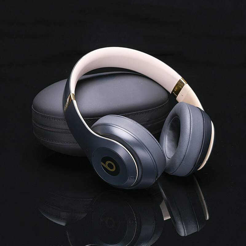 beatsstudio3wireless录音师头戴式无线蓝牙护耳带麦运动b耳机蓝色