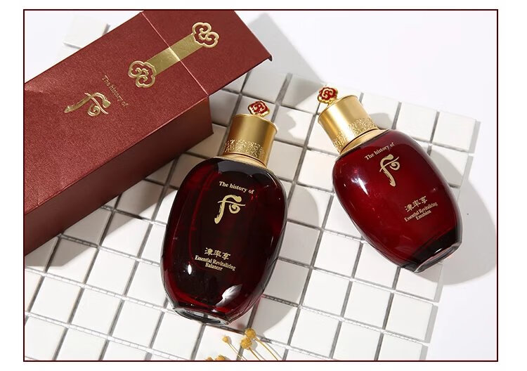 韩国whoo后津率享保湿抗皱水乳液 150ml 110ml 水乳单品 水乳一对