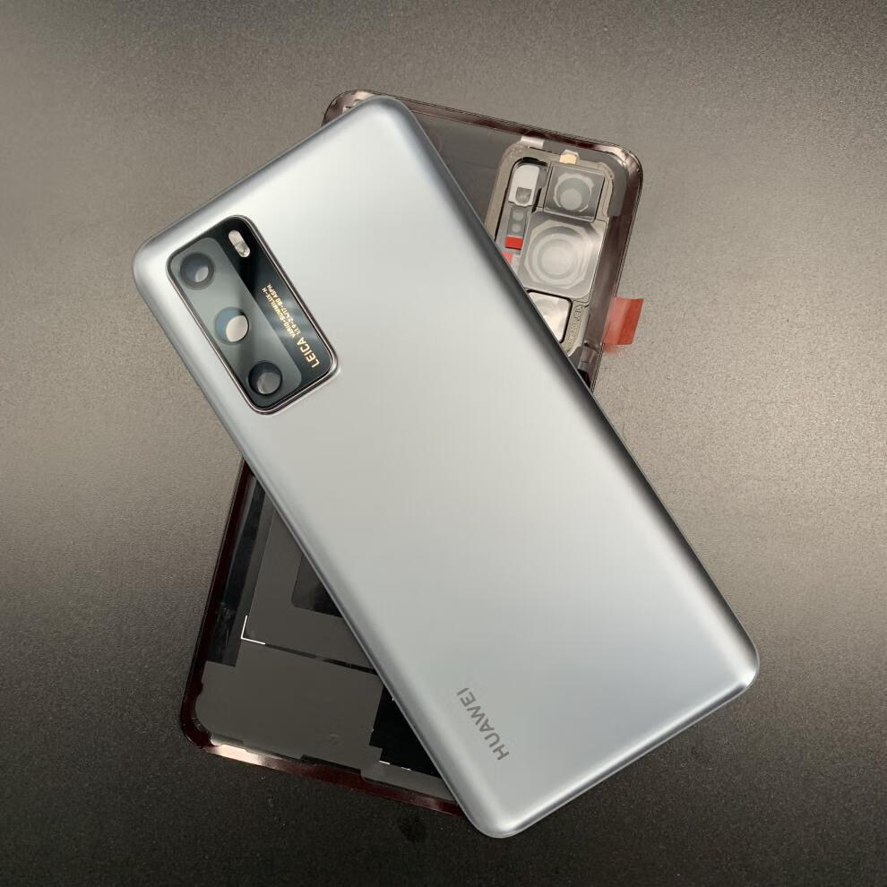 适用适用华为p40原装玻璃后盖p40pro手机纯原后壳原厂电池盖背屏外壳