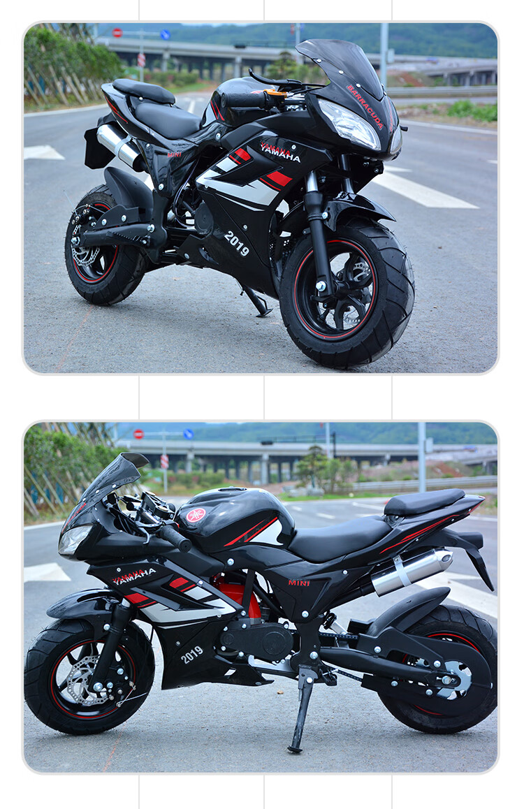 2022灯款儿童成人小型摩托车迷你小赛跑车小摩托机车49cc50燃汽油