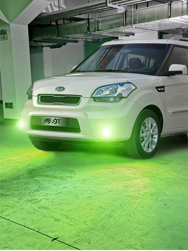 适用10-13款起亚秀尔雾灯led灯泡爆改配件黄金光起亚秀尔专用改装 常