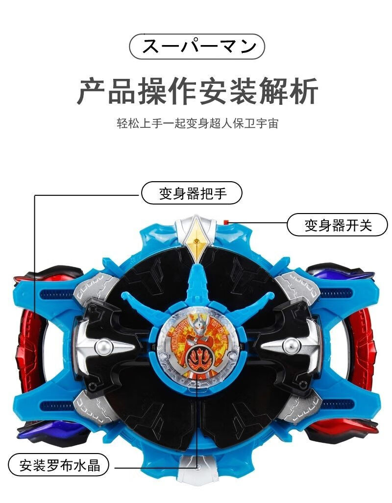 机智芽罗布水晶回旋闪光萝卜头镖光轮布鲁罗索变身器召唤器套装罗布光