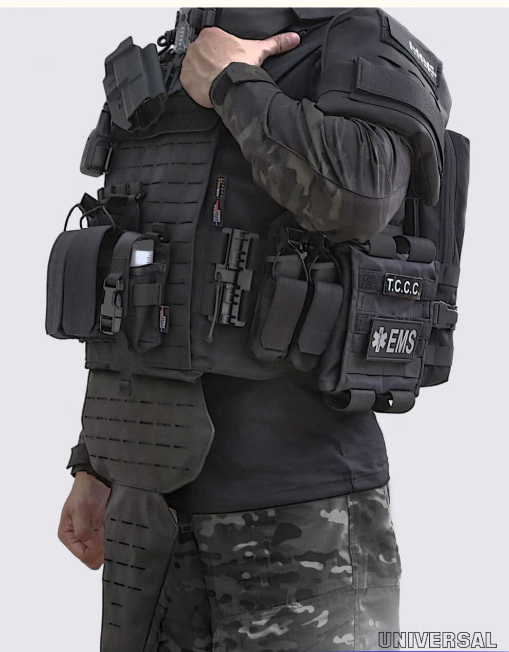 【旗舰自营】防弹衣六级防弹质量 uta装甲犀牛背心阻燃快拆防弹防刺