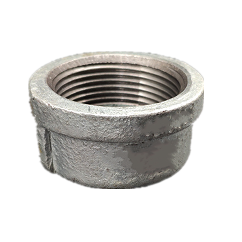 管帽镀锌内丝堵头玛钢堵帽50铸铁管道管堵内螺纹连接防漏闷盖堵盖15寸