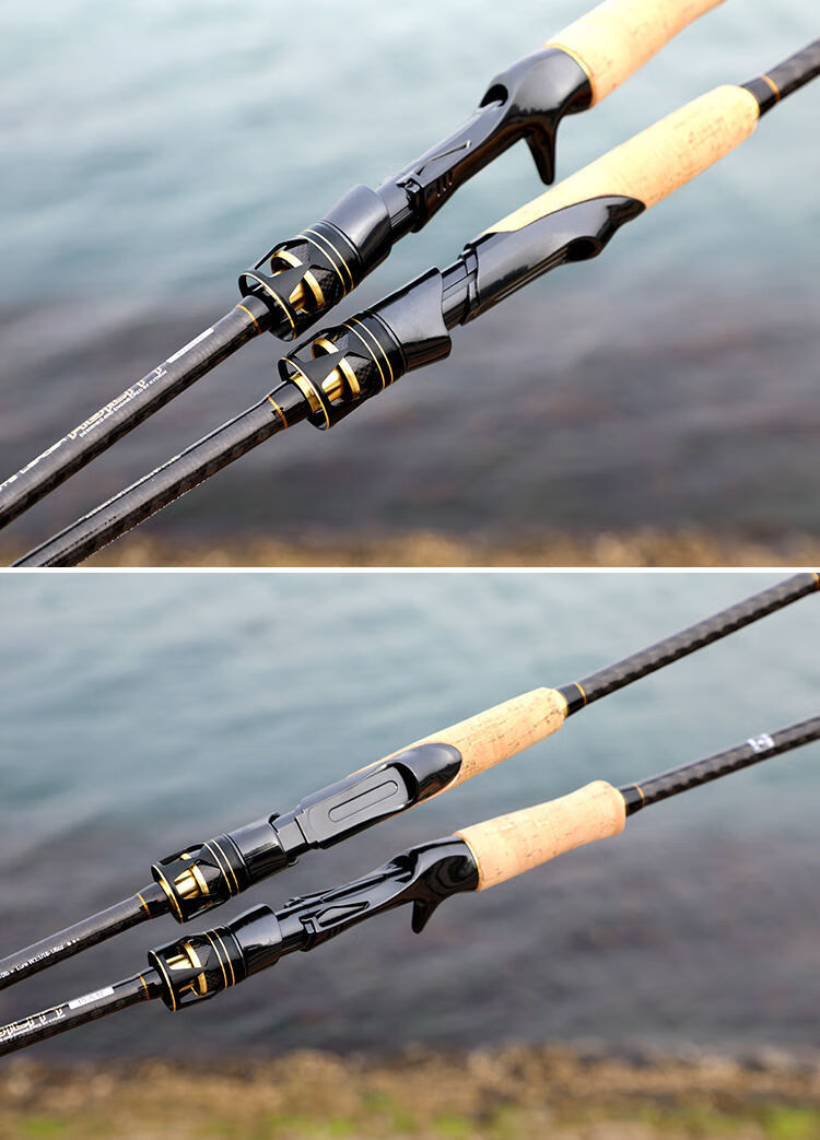 阿布旗舰同款新品日本碳素路亚竿双竿稍mmlmh调钓竿套装鱼竿海竿远投