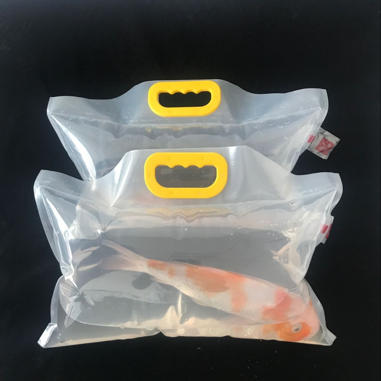 加厚水族打包观赏鱼包装袋冲氧气袋装活鱼快递运输一次性塑料手提现货