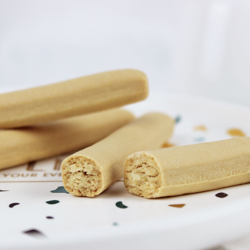 可以吃很久低零食手工牛奶棒硬饼干消磨时间耐吃口袋卡脂手指灌装可可