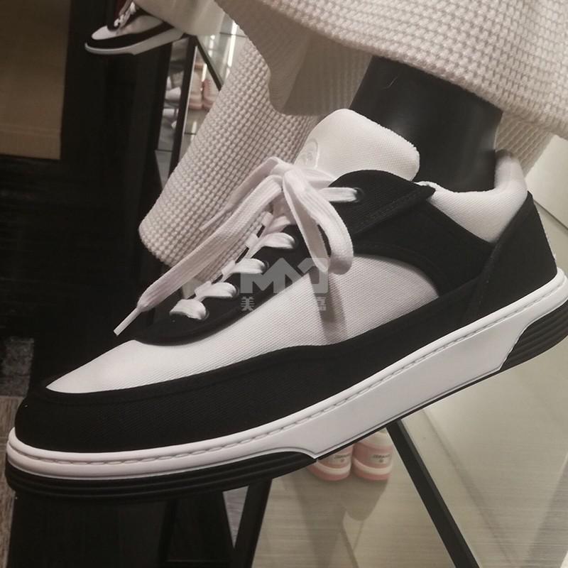 chanel香奈儿女士双色低帮板鞋运动鞋送礼情人节礼物g37488x56157k