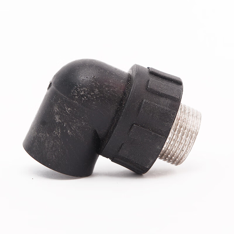 自来水管配件给水管热熔外丝弯头焊接承插外丝弯头pe管件pe管接头