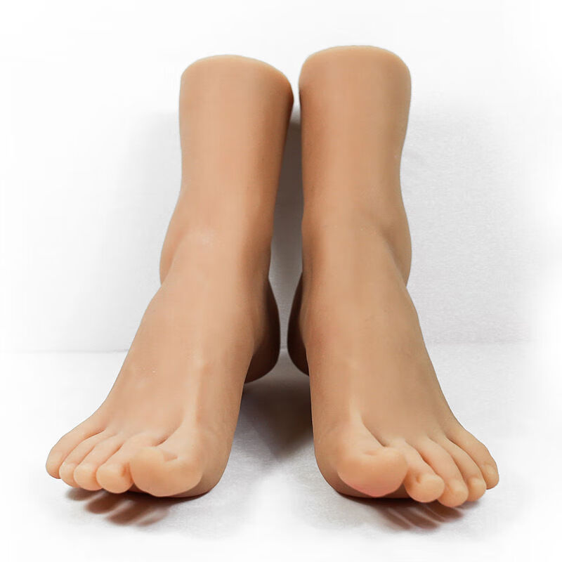 脚模恋lian足脚模带穴美脚足玉模型仿真足模脚模腿模拍摄展示道具足疗