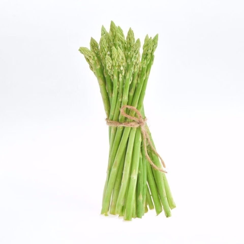 新鲜嫩绿笋现采现发农家自种绿芦笋无胶带去除白根绿芦笋四斤粗笋