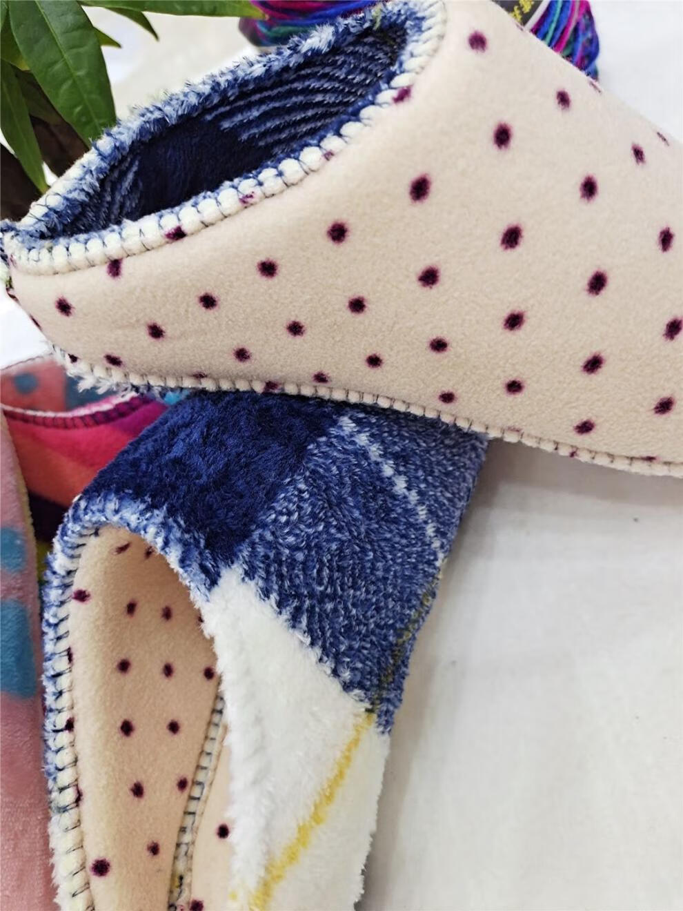 2022新款可狄生态同款缝合好的海绵拖鞋帮棉鞋帮做手