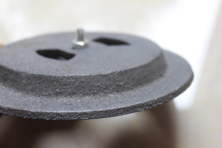 采暖炉锅炉配件封火盖闷火盖生铁炉口盖子带转心调节家用碳煤炉盖外径