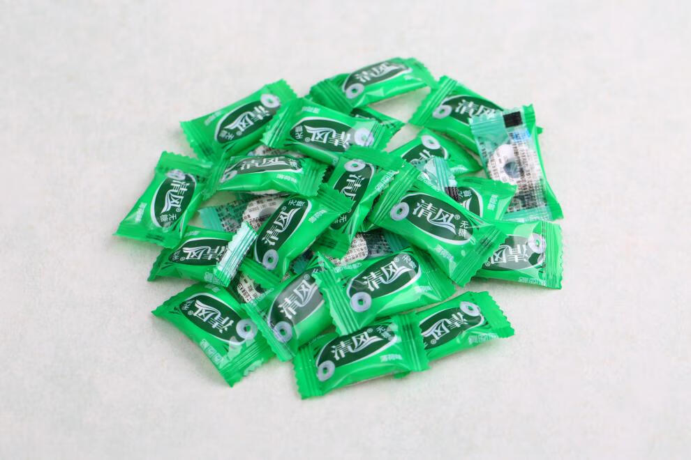 宝路薄荷糖有个圈的薄荷糖绿爱薄荷糖清风糖宝路糖 500g 清风薄荷