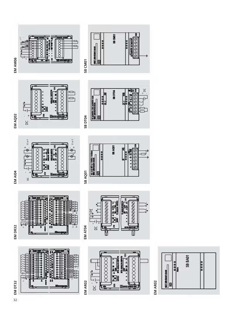 西门子plc200smart模拟量模块全新am03am06ae04ae08aq04ar04at04 em
