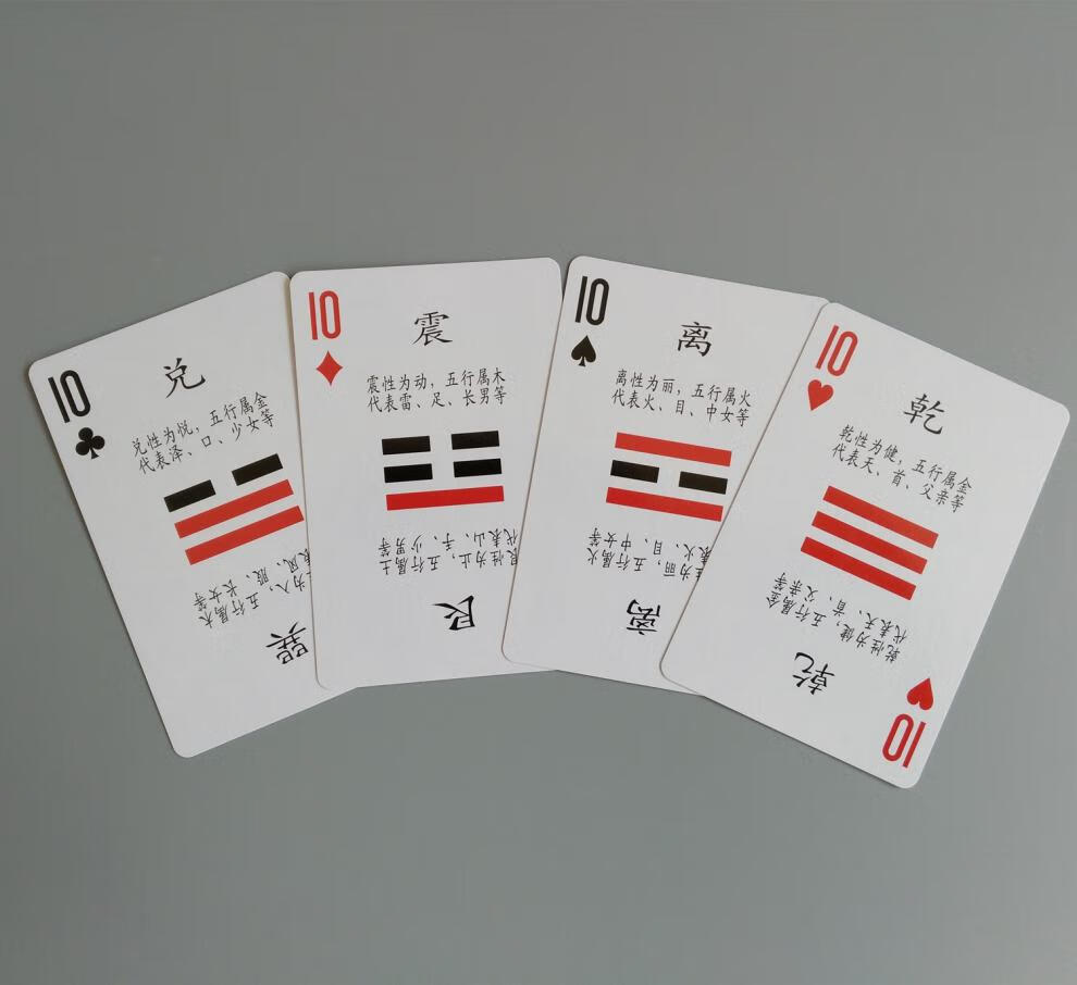 品质好物周易易经教具周易教具人人易系列卡牌2021版易