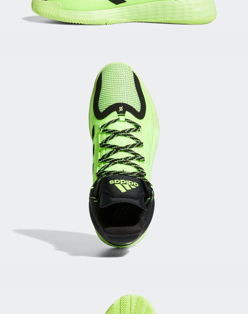 adidas阿迪达斯官网罗斯11代中帮男子场上篮球鞋fu7405信号绿一号黑